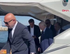 Aziz Yıldırım ve Hakan Bilal Kutlualp, YDK Toplantısı’na aynı tekneyle geldi