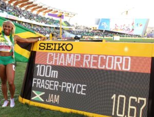 Fraser-Pryce bir daha şampiyon, podyum bir daha Jamaikalıların
