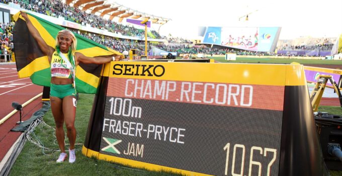 Fraser-Pryce bir daha şampiyon, podyum bir daha Jamaikalıların