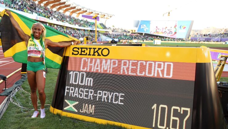 Fraser-Pryce bir daha şampiyon, podyum bir daha Jamaikalıların