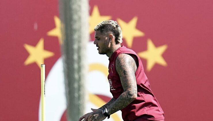 Galatasaray günü tek antrenmanla tamamladı! Mauro Icardi…