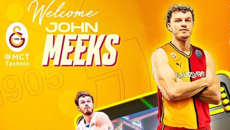 Galatasaray’dan transfer: John Meeks resmen açıklandı!