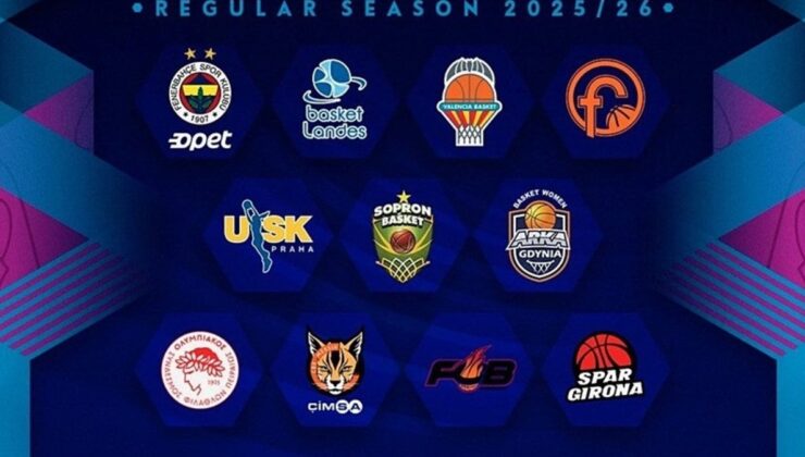Kadınlar EuroLeague’de Türkiye’den 3 takım mücadele edecek
