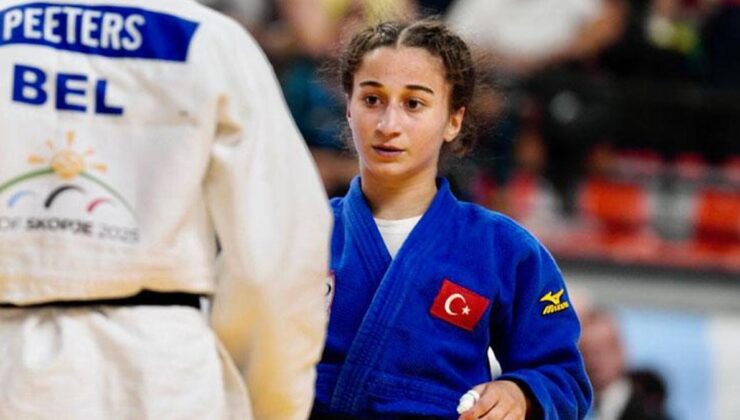 Milli judocu Yağmur Yılmaztürk’ten gümüş madalya