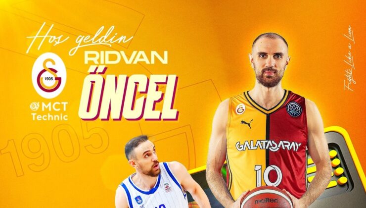 Rıdvan Öncel Galatasaray MCT Technic forması giyecek