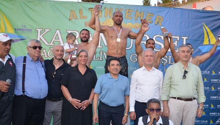 Ali Gürbüz Karamürsel Yağlı Pehlivan Güreşleri’nde başpehlivan oldu
