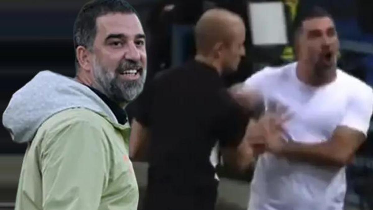 Arda Turan çılgına döndü, hakemin üzerine yürüdü! Kırmızı kart…