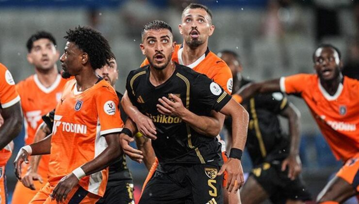 Başakşehir üstünlüğünü koruyamadı, puanlar paylaşıldı! Başakşehir – Kayserispor maç sonucu: 1-1