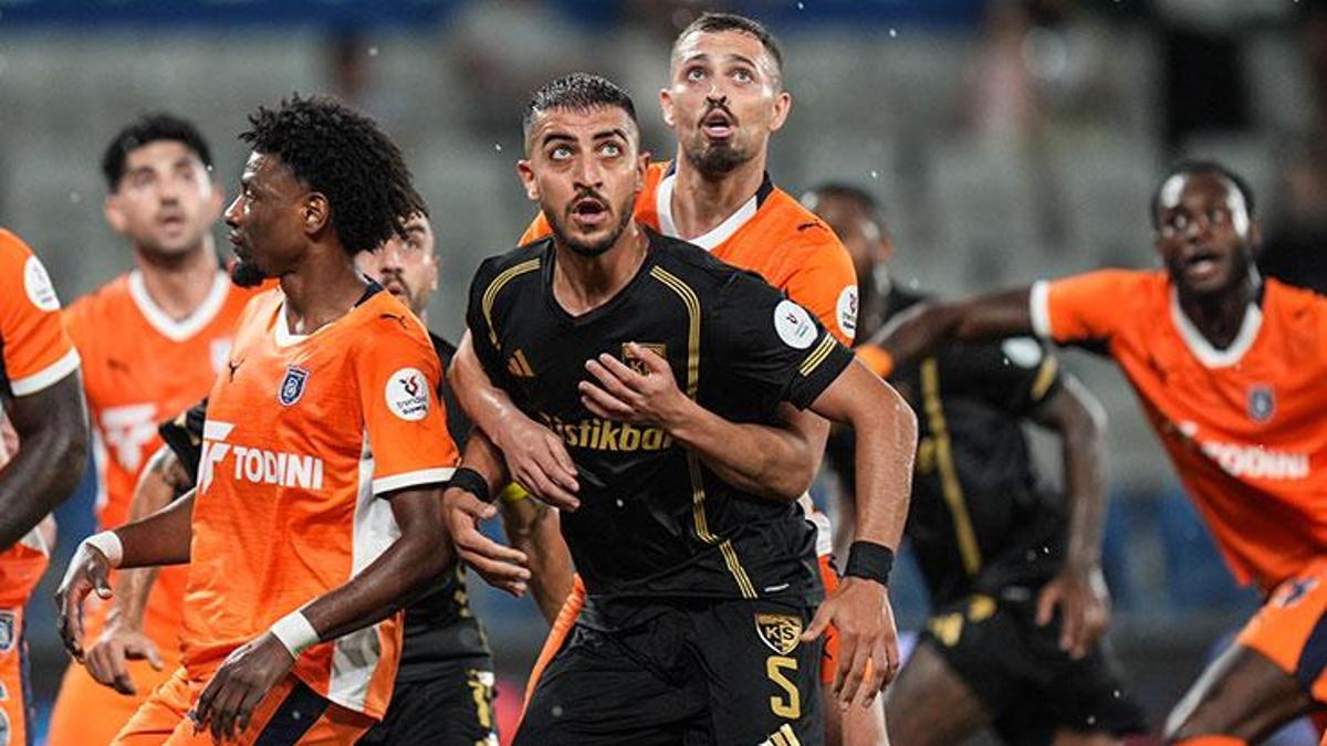 Başakşehir üstünlüğünü koruyamadı, puanlar paylaşıldı! Başakşehir – Kayserispor maç sonucu: 1-1