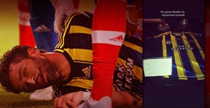 Benfica-Fenerbahçe maçı öncesinde Gökhan Gönül’ün eşinden duygusal paylaşım!