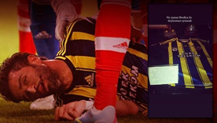 Benfica-Fenerbahçe maçı öncesinde Gökhan Gönül’ün eşinden duygusal paylaşım!