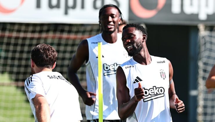Beşiktaş’ın yeni transferi Wilfred Ndidi ilk antrenmanında!