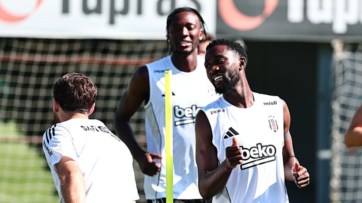 Beşiktaş’ın yeni transferi Wilfred Ndidi ilk antrenmanında!