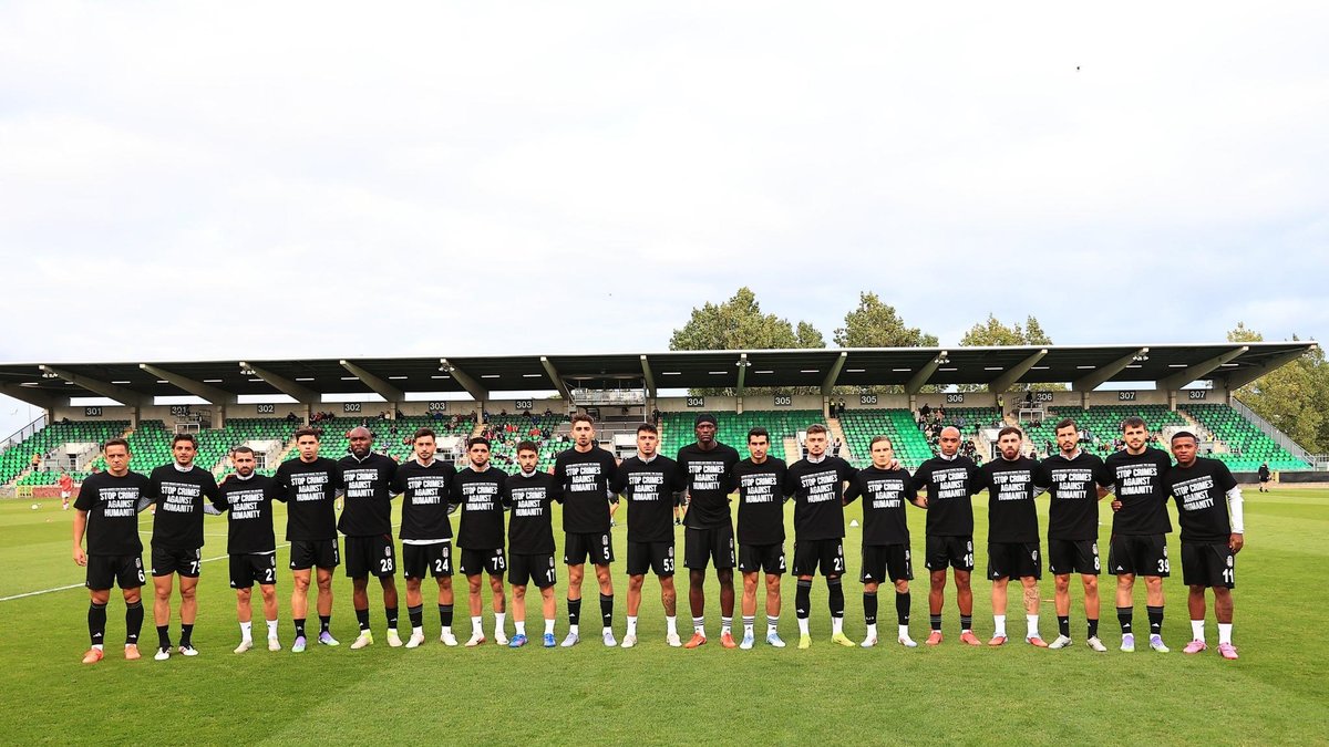 Beşiktaş’tan Gazze’ye destek!