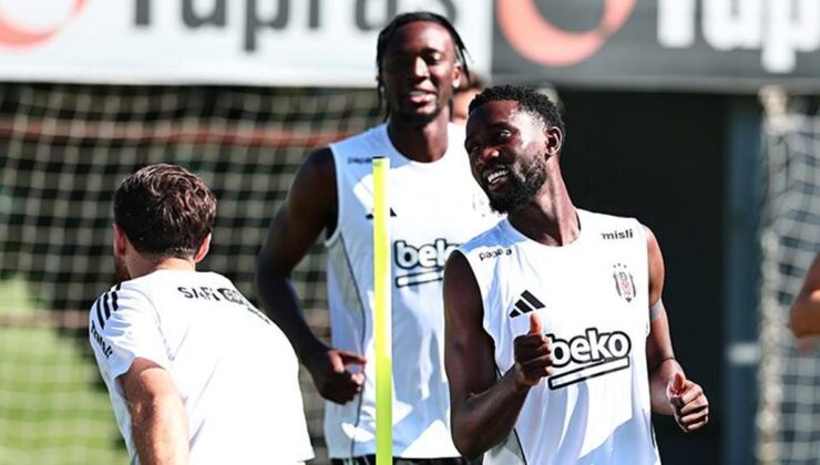 Beşiktaş’ta Ndidi ilk antrenmanına çıktı