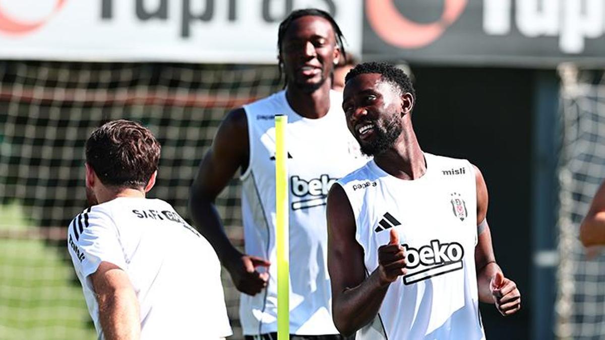 Beşiktaş’ta Ndidi ilk antrenmanına çıktı