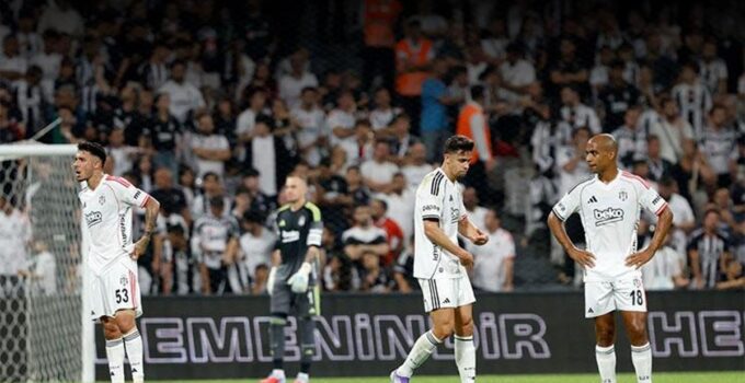 Beşiktaş’tan Avrupa’ya erken veda! Kartal sahasında mağlup