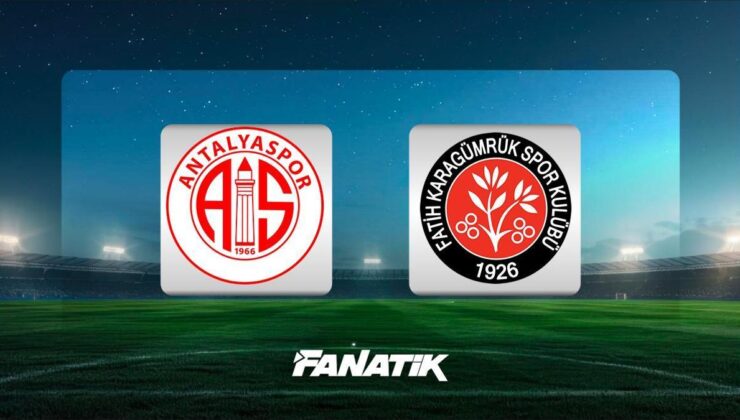 CANLI | Antalyaspor – Karagümrük (Süper Lig 4. hafta maçı)
