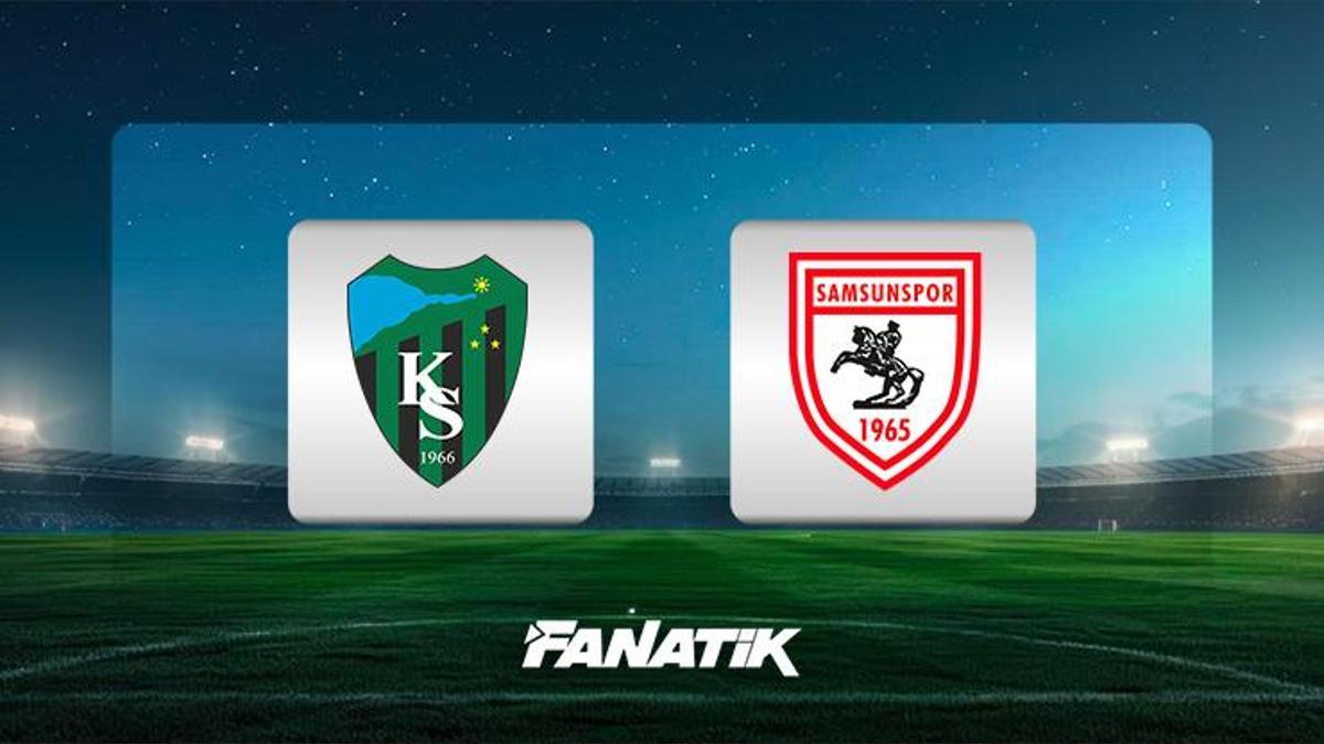 CANLI | Kocaelispor-Samsunspor maçı (Süper Lig)