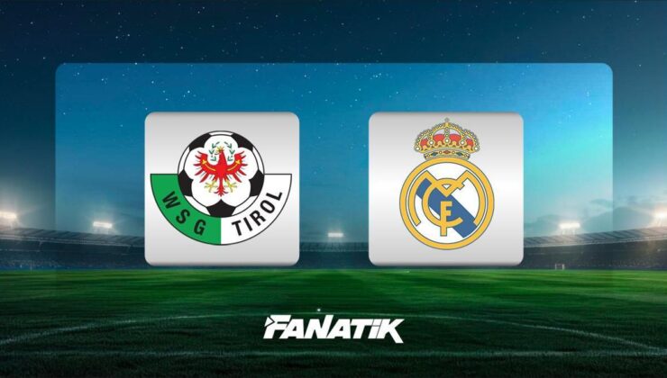 CANLI | WSG Tirol-Real Madrid maçı (Arda Güler sahada)