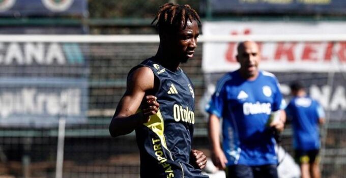 Dorgeles Nene, Fenerbahçe’deki ilk antrenmanına çıktı