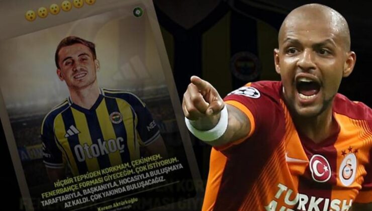Felipe Melo’dan Kerem Aktürkoğlu paylaşımı! Sosyal medyadan dikkat çeken tepki…