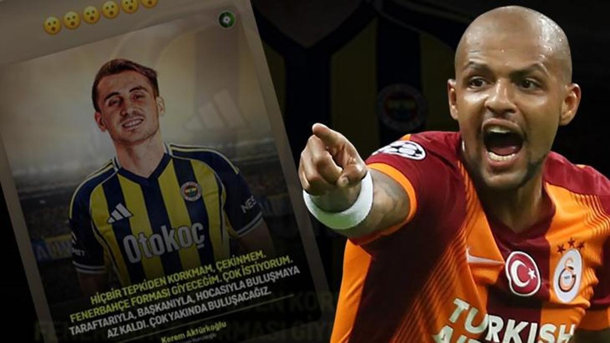 Felipe Melo’dan Kerem Aktürkoğlu paylaşımı! Sosyal medyadan dikkat çeken tepki…