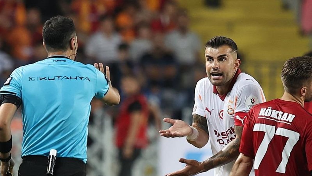 Gaziantep FK-Galatasaray maçında kırmızı kart kararı