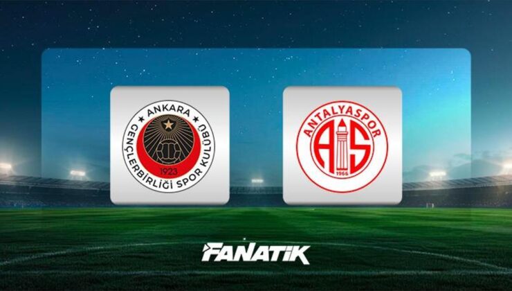 Gençlerbirliği-Antalyaspor maçı ne zaman, saat kaçta, hangi kanalda canlı yayınlanacak? (Muhtemel 11’ler)