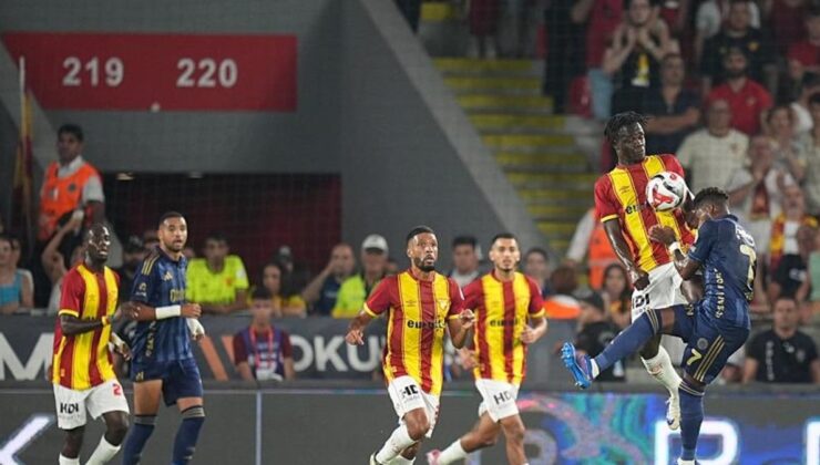 Göztepe-Fenerbahçe maçında kırmızı kart çıktı!