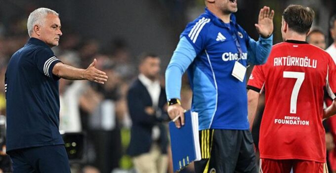 Jose Mourinho’dan maç sonu Kerem Aktürkoğlu sözleri! ‘Büyük takım gibi davrandılar…’