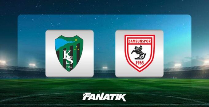 Kocaelispor-Samsunspor maçı ne zaman, saat kaçta, hangi kanalda canlı yayınlanacak? (Muhtemel 11’ler)