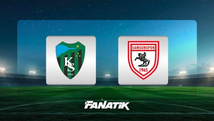 Kocaelispor-Samsunspor maçı ne zaman, saat kaçta, hangi kanalda canlı yayınlanacak? (Muhtemel 11’ler)