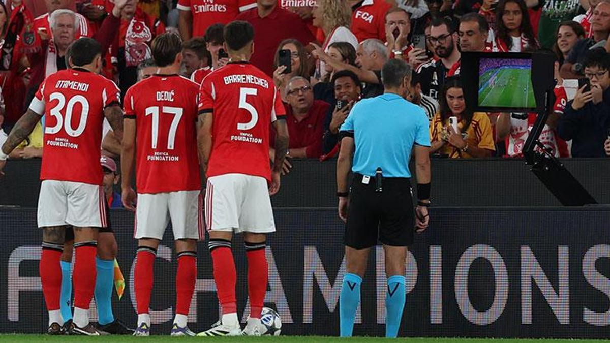Maça damga vuran inceleme! Benfica attı, VAR’dan döndü