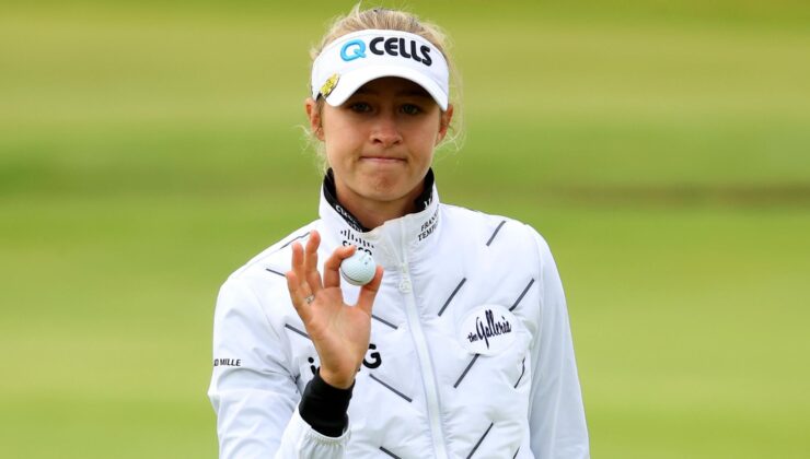 Nelly Korda tedavi görüyor