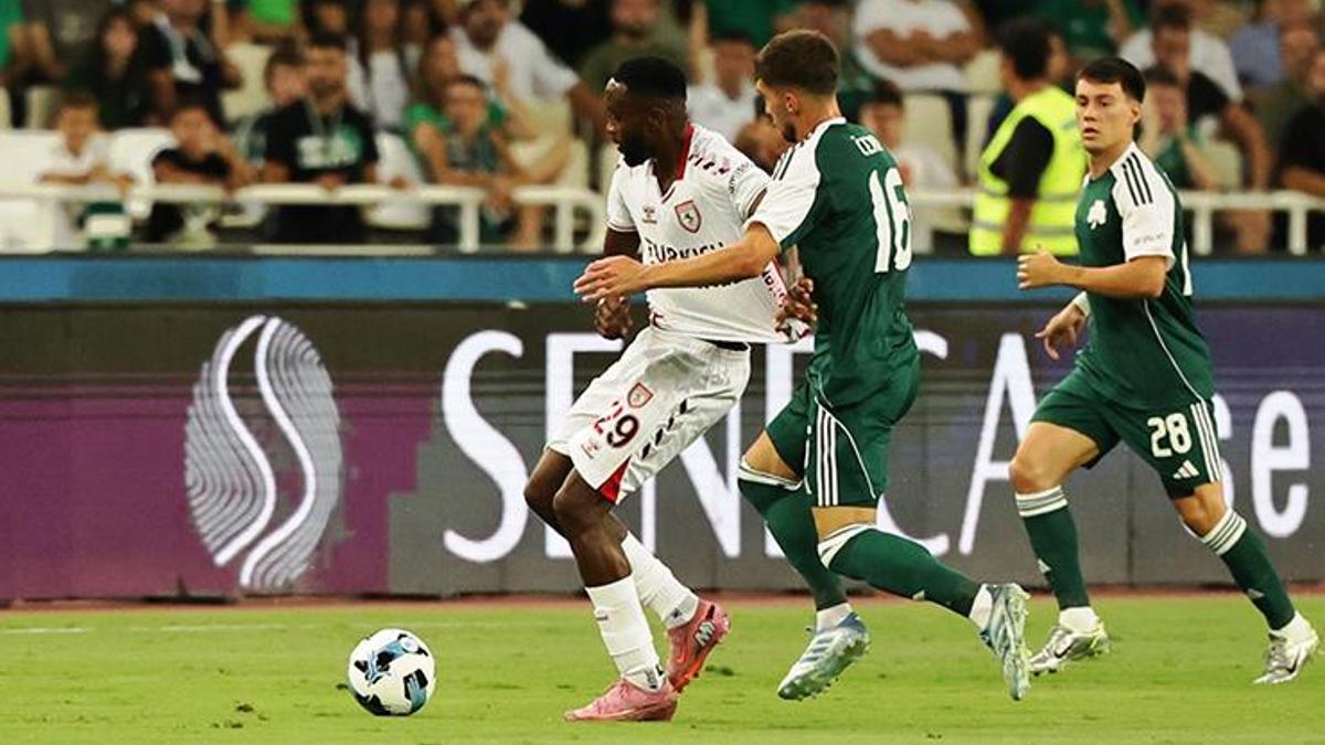 (ÖZET) SAMSUN AVANTAJI KORUYAMADI! Panathinaikos – Samsunspor maç sonucu: 2-1