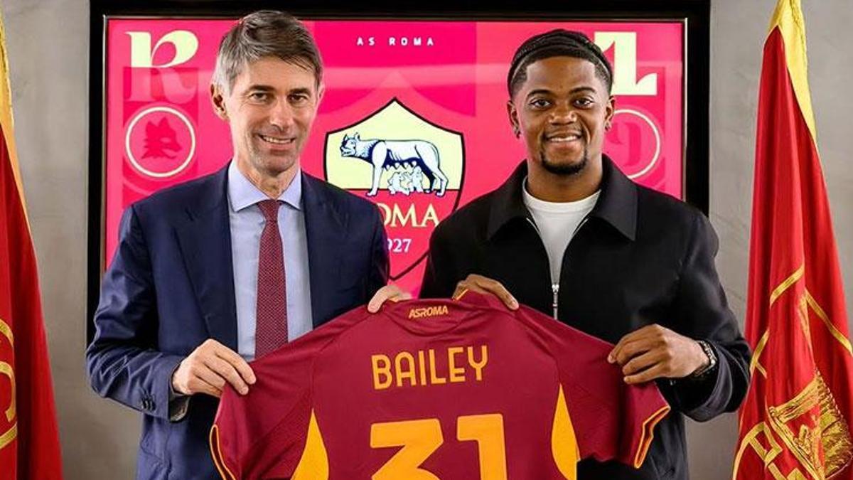 Roma’nın yeni transferi Leon Bailey ilk antrenmanında sakatlandı!