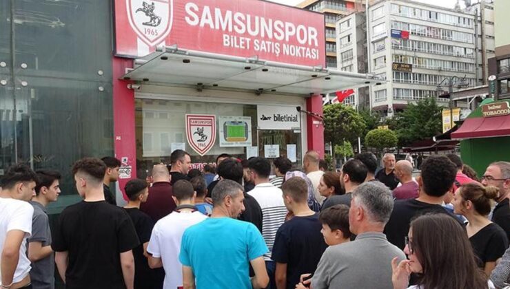 Samsunspor-Panathinaikos biletlerine yoğun ilgi