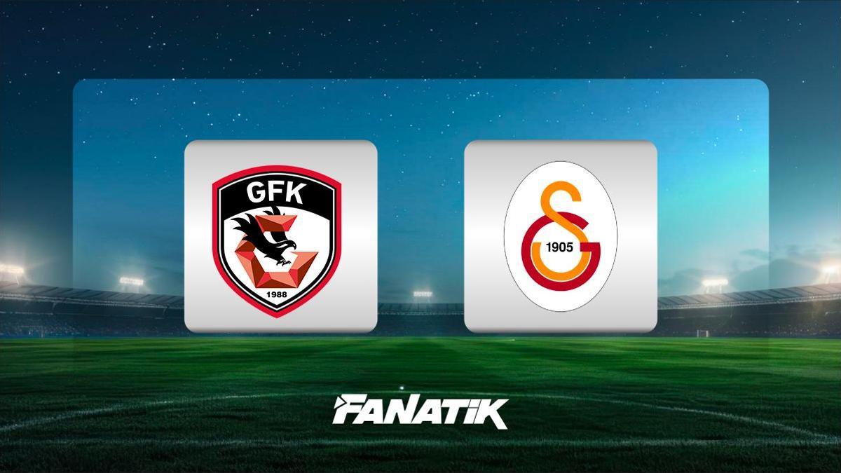 CANLI |Gaziantep FK – Galatasaray maçı Canlı Anlatım – GFK GS maçı kadroları, skoru ve istatistikleri (Süper Lig 1. hafta maçı)