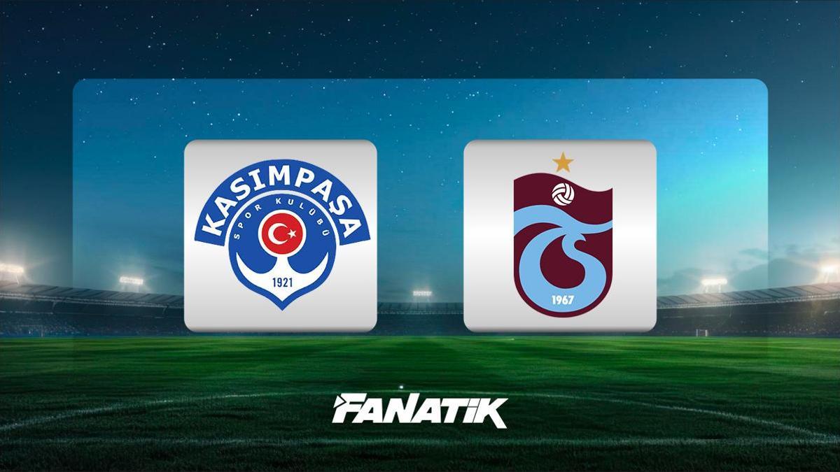 CANLI |  Kasımpaşa – Trabzonspor maçı ne zaman, saat kaçta hangi kanalda? (İlk 11’ler)