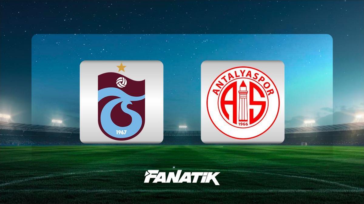 CANLI |Trabzonspor – Antalyaspor maçı ne zaman, saat kaçta ve hangi kanalda? (Muhtemel 11’ler)