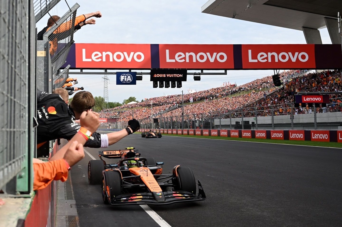Stella, Macaristan GP'deki 200. galibiyeti Bruce McLaren'a ithaf etti