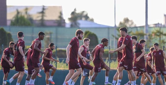 Trabzonspor, Kasımpaşa maçı hazırlıklarına başladı