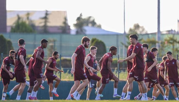 Trabzonspor, Kasımpaşa maçı hazırlıklarına başladı