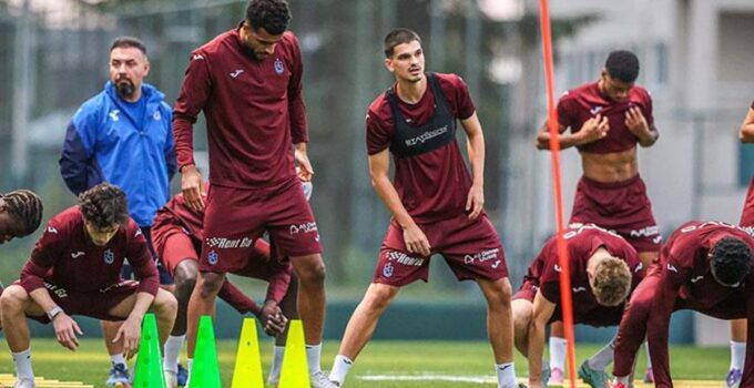 Trabzonspor, Samsunspor maçı hazırlıklarını sürdürdü