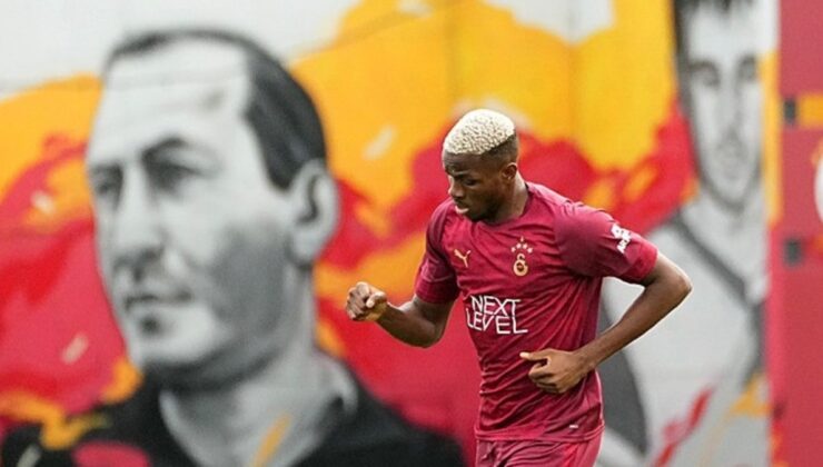 Victor Osimhen, ilk antrenmanına çıktı