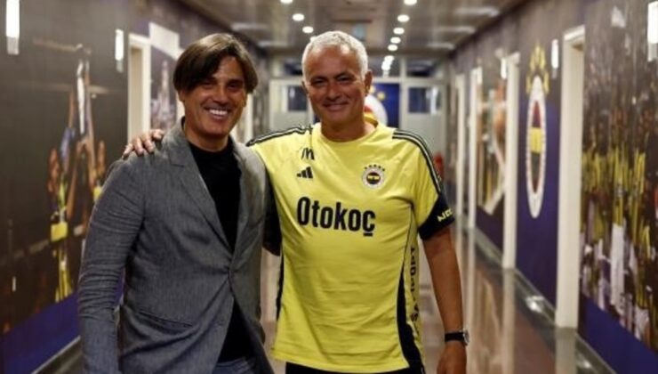 Vincenzo Montella’dan Jose Mourinho’ya ziyaret