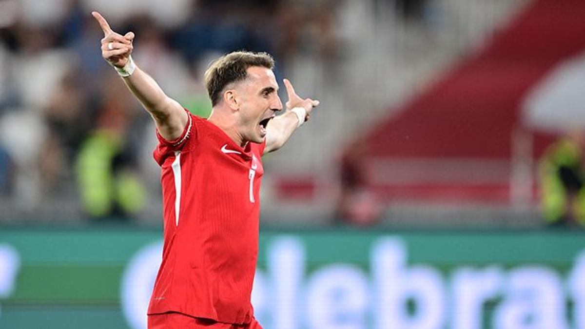 A Milli Takımı’nın sihirbazı Kerem Aktürkoğlu sihrini yaptı! Gol sevincinde Yunus Akgün detayı