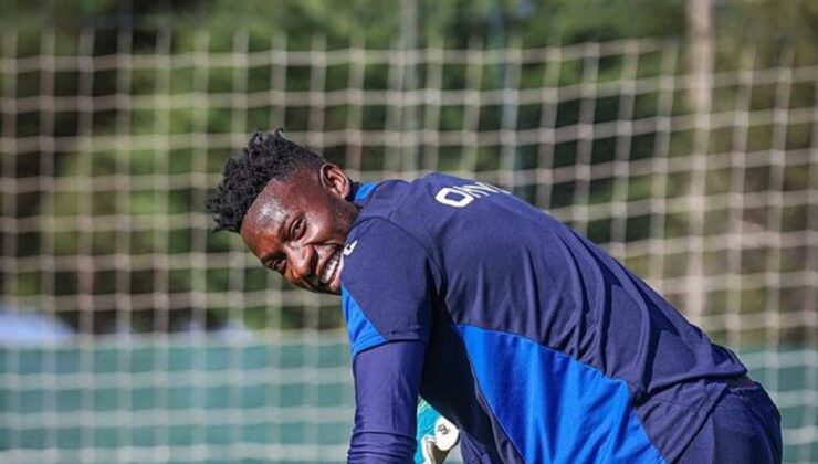 Andre Onana ilk antrenmanına çıktı