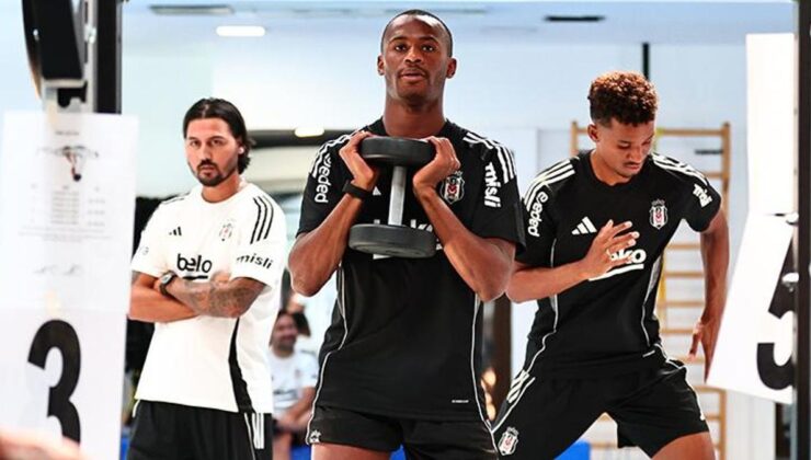 Beşiktaş salonda çalıştı